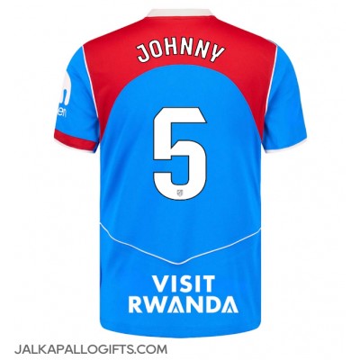 Atletico Madrid Johnny Cardoso #5 Kolmaspaita 2025-26 Lyhythihainen Atletico Madrid Johnny Cardoso #5 Kolmaspaita 2025-26 Lyhythihainen